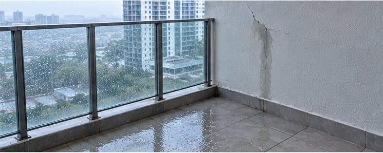 Balconies & external walls